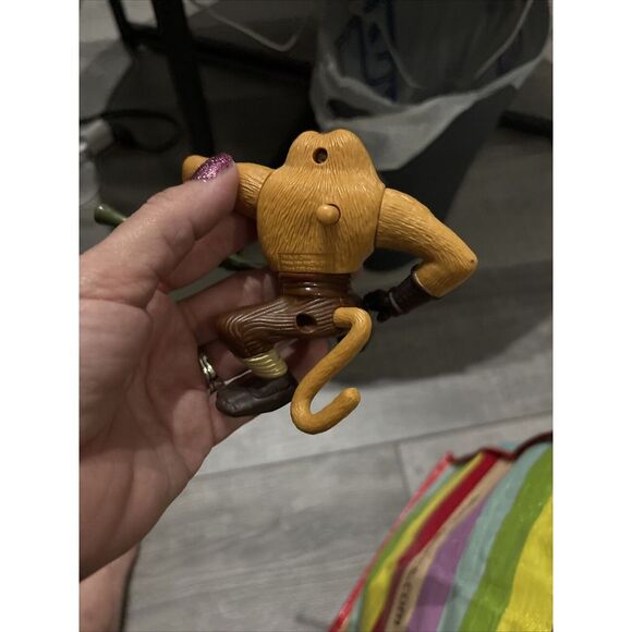 Kung Fu Panda MASTER MONKEY McDonald's Happy Meal Toy 2008 Twirling Stick - Picture 3 of 4